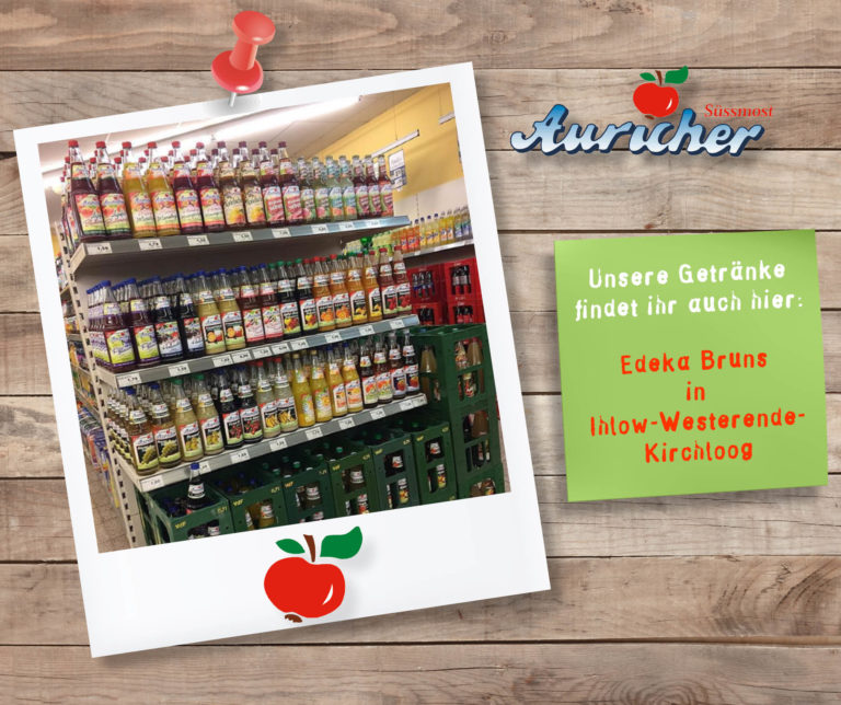 Unsere fruchtig-frischen Kreationen auch bei Edeka Bruns