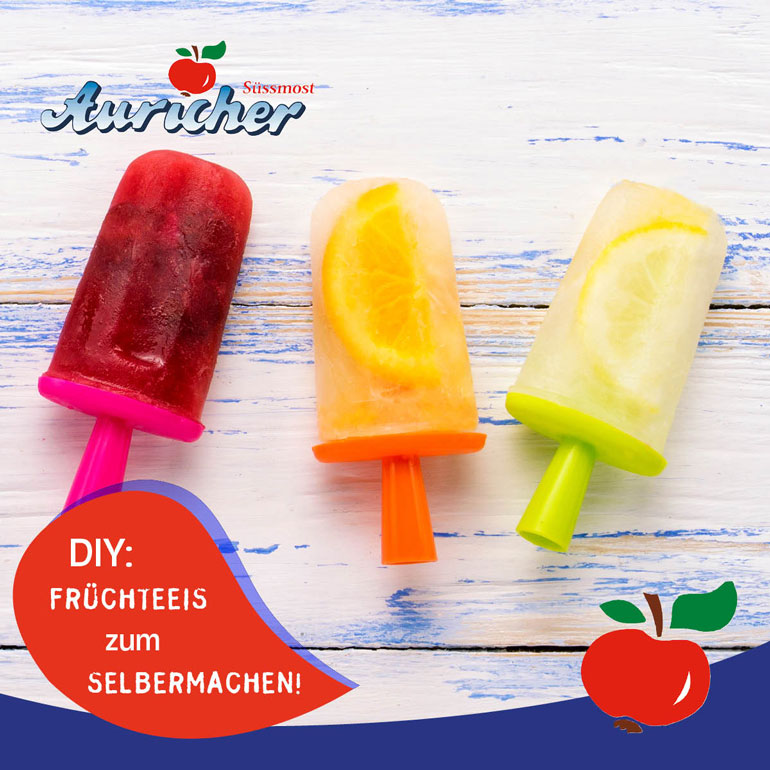 Rezept: Eis aus Auricher Säften