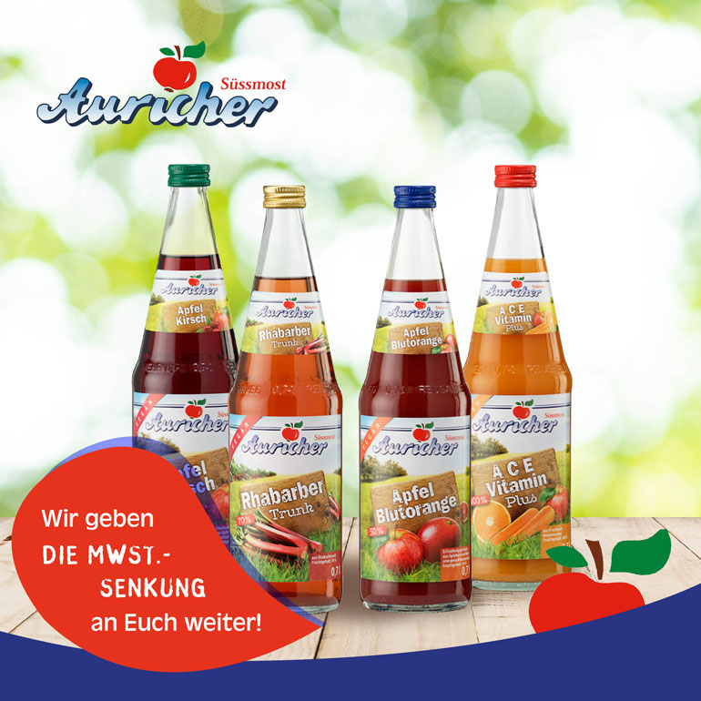 +++ Auricher Säfte jetzt günstiger einkaufen! +++