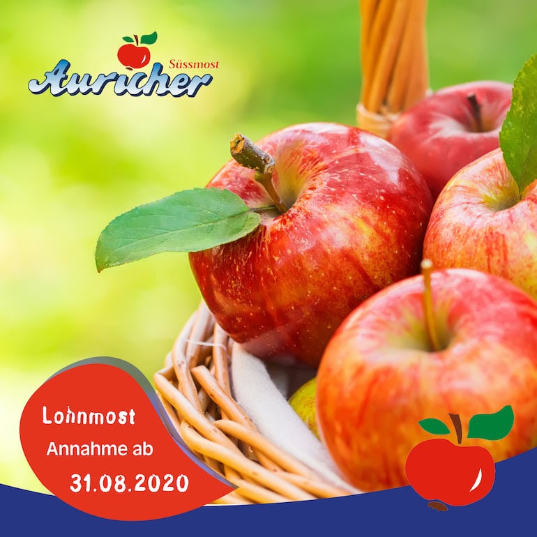 Die Lohnmostzeit beginnt