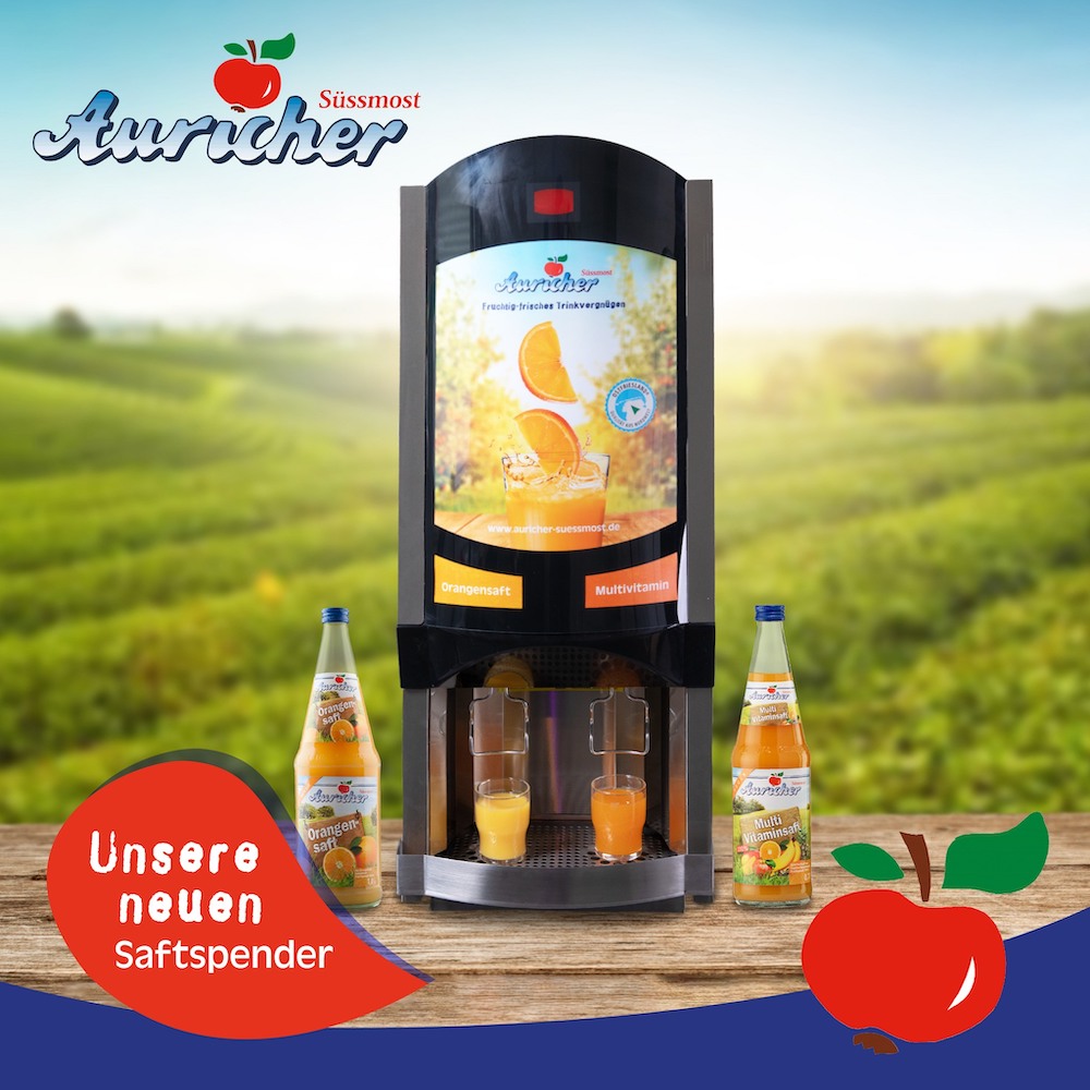 Neu bei uns erhältlich: Auricher Saftspender 🚰