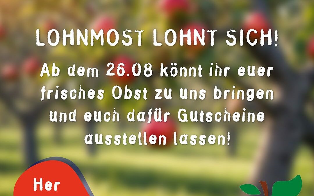 Lohnmost lohnt sich!