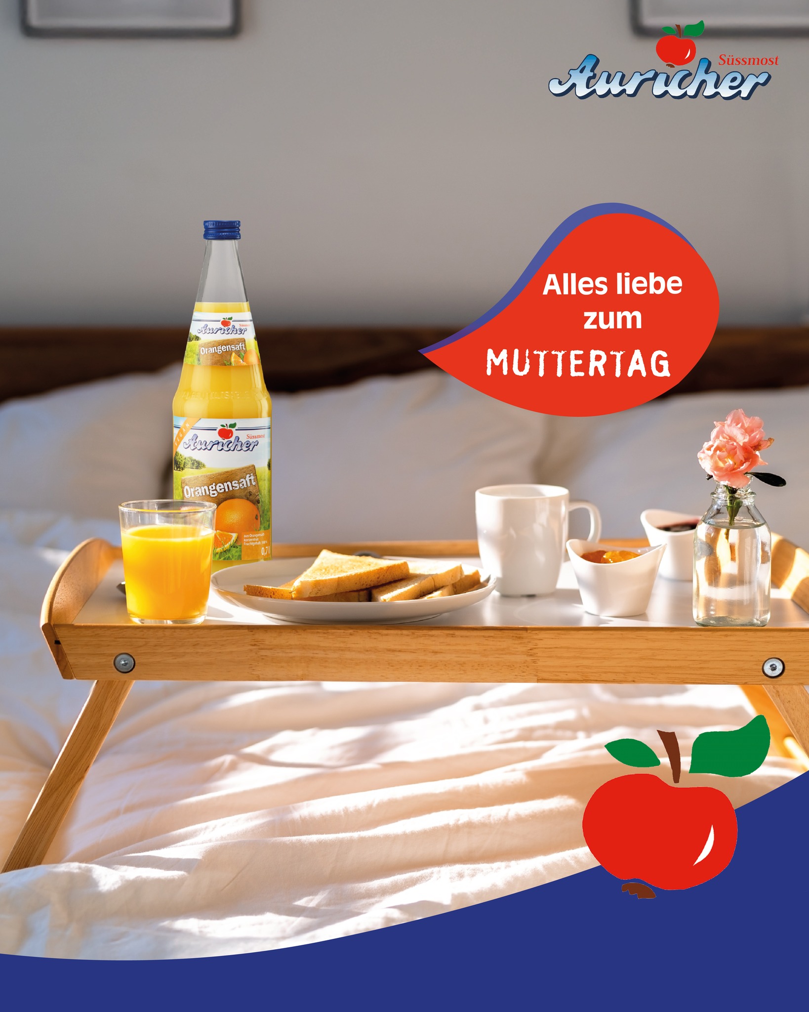 Alles Liebe zum Muttertag wünscht euch das Team von Auricher Süssmost! 💐❤️