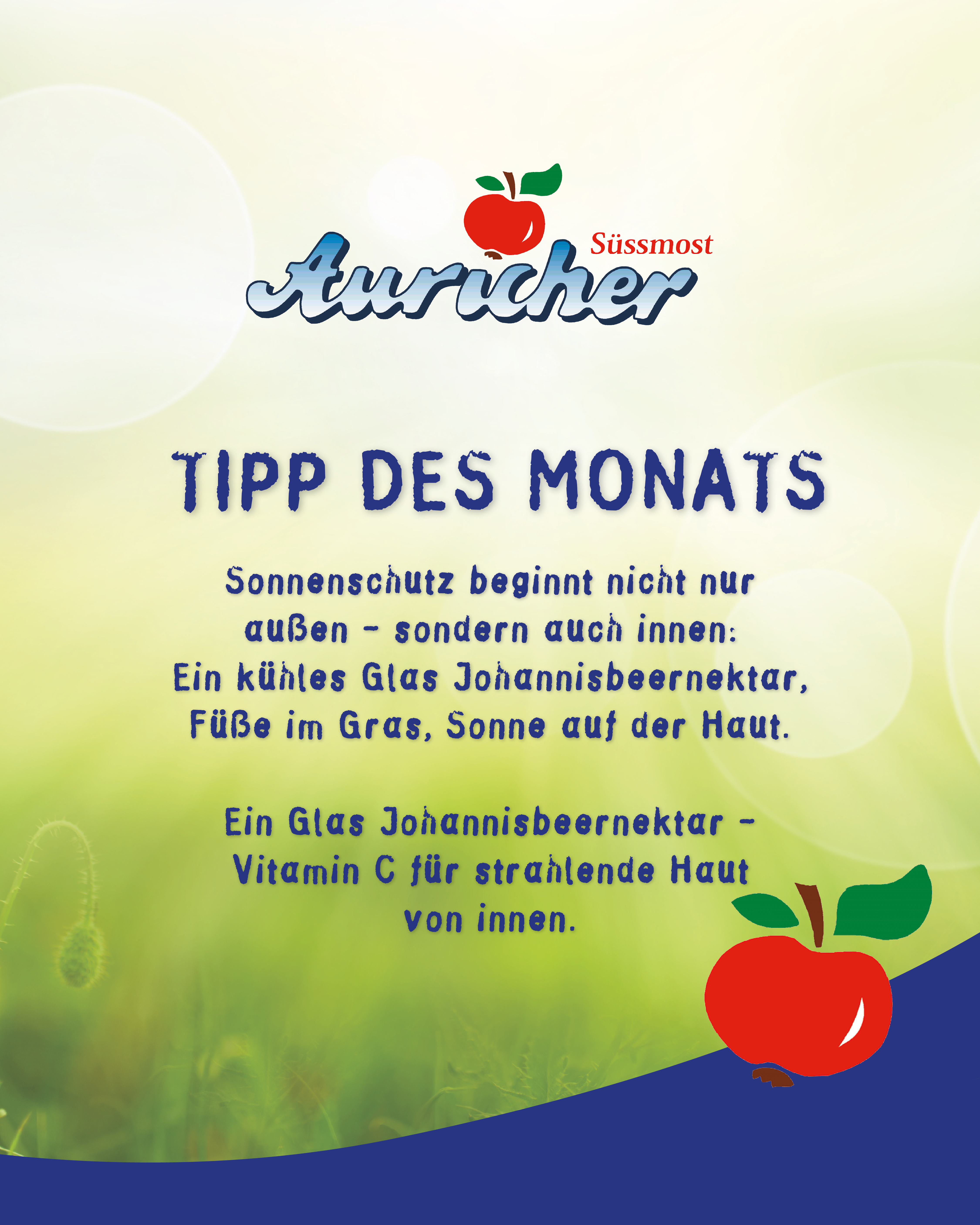 Hautschutz von innen – der Juni-Tipp!🌞🫐