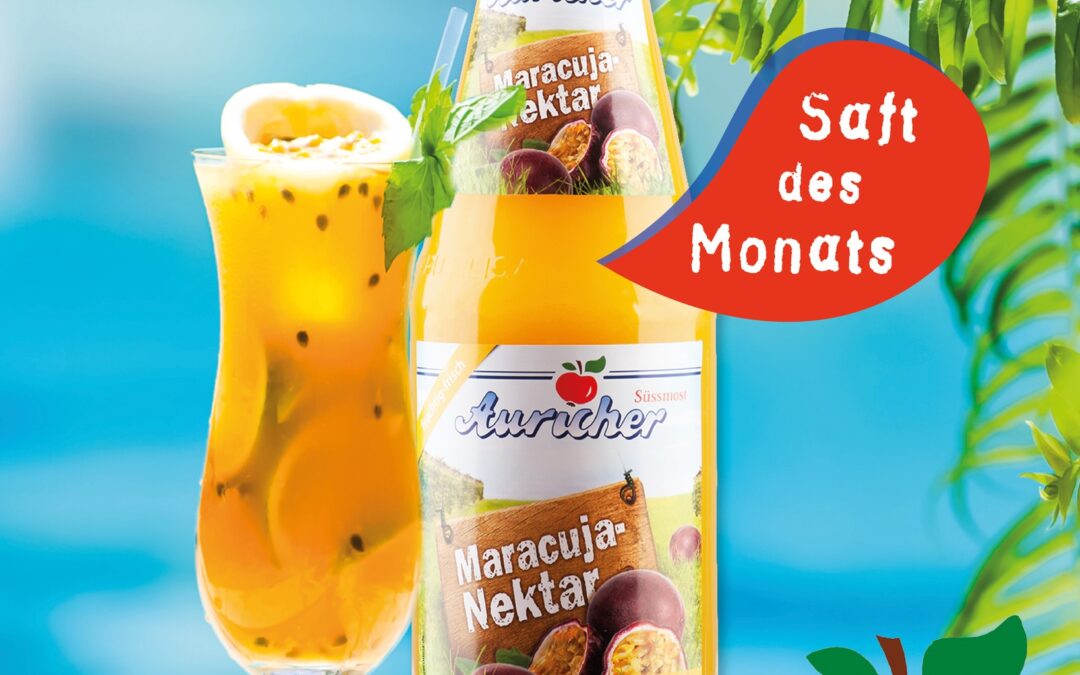Unser Saft des Monats im August: Maracuja-Nektar 🥭☀️