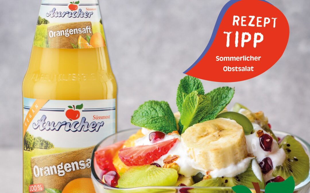 Sommerlicher Obstsalat 🍌🍓