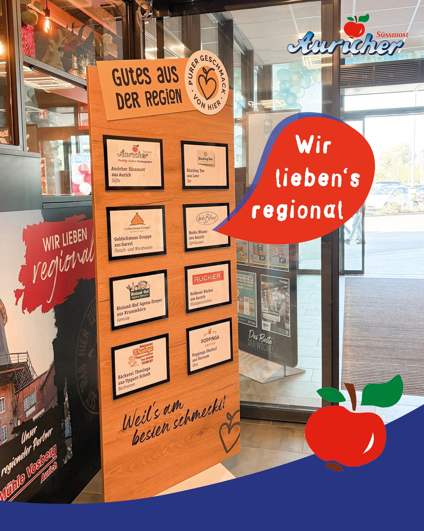 Echt regional. Echt Auricher.