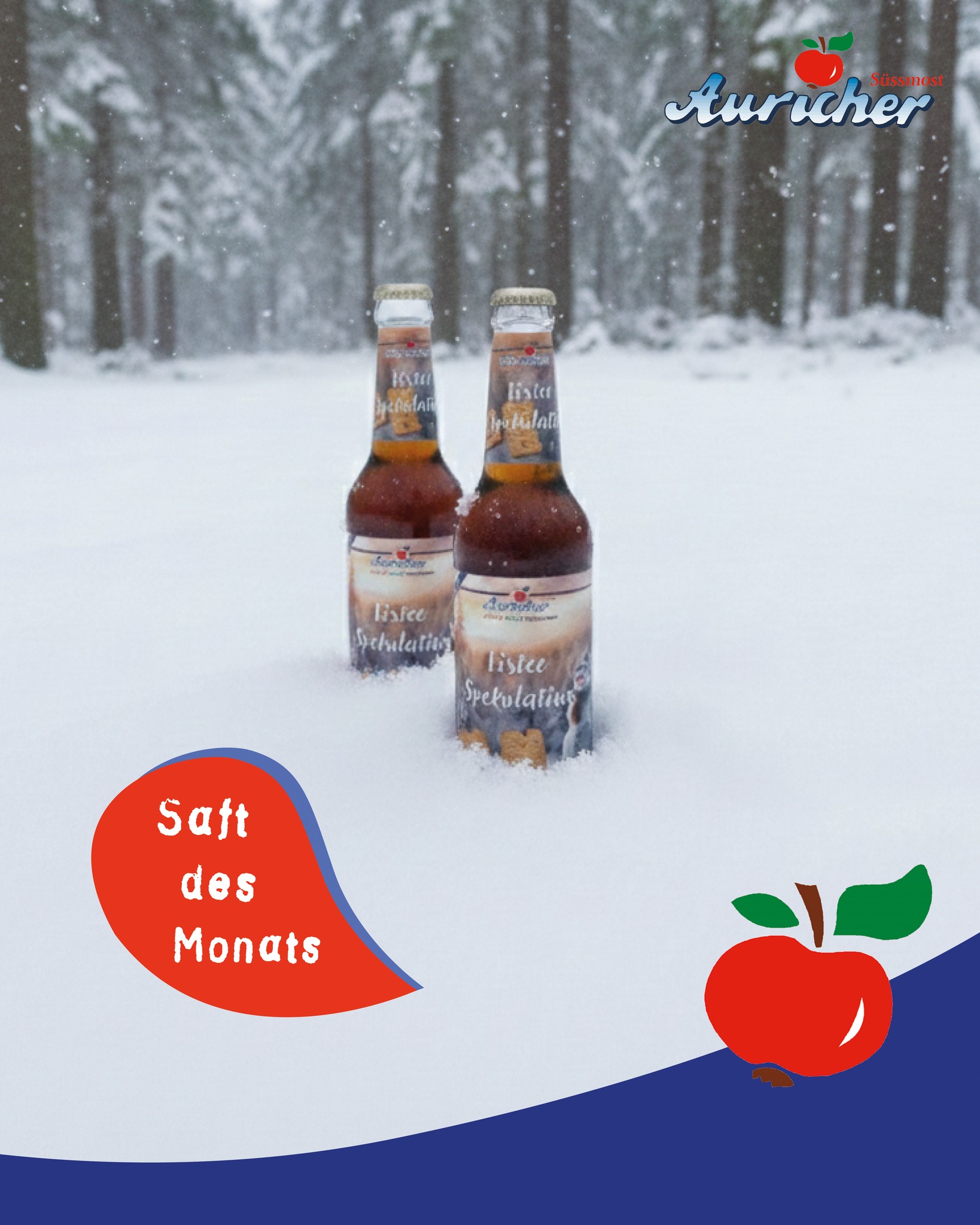 🍪❄️ Unser Saft des Monats im Dezember: Spekulatius-Eistee