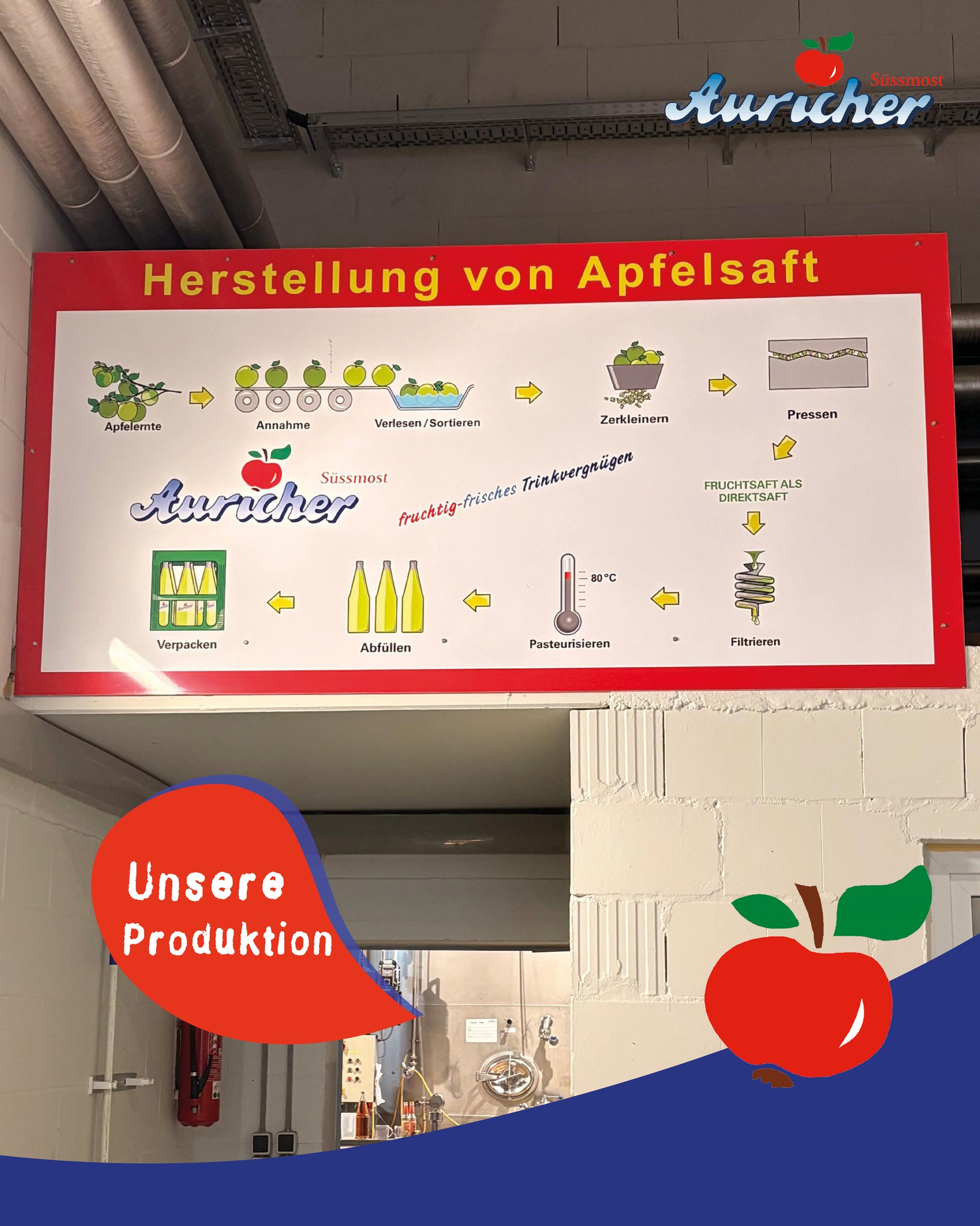 So entsteht Auricher Süssmost