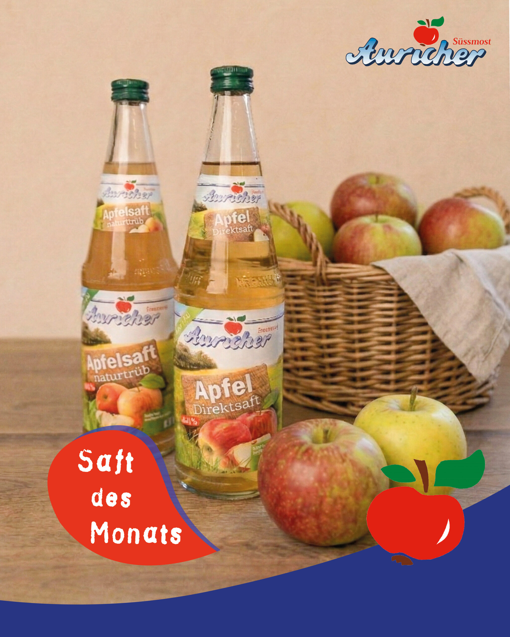 Saft des Monats: Unser Apfelsaft